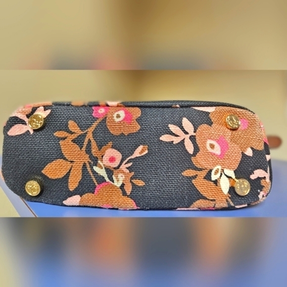 SPARTINA 449 Floral Linen and Leather shoulder bag - Picture 3 of 16